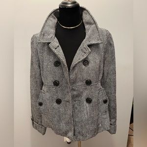 Aviva Tweed Coat Size Large
